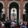 Enzo Moscato in Cortile di Palazzo Carignano