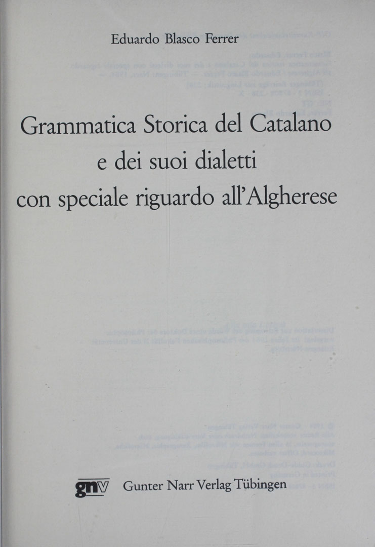 PDF) Il dialetto catalano della città di Alghero (Sardegna) e la lingua dei  canti religiosi algheresi ('goigs') [The Catalan Dialect in the Town of  Alghero (Sardinia) and the Linguistic Peculiarities of the