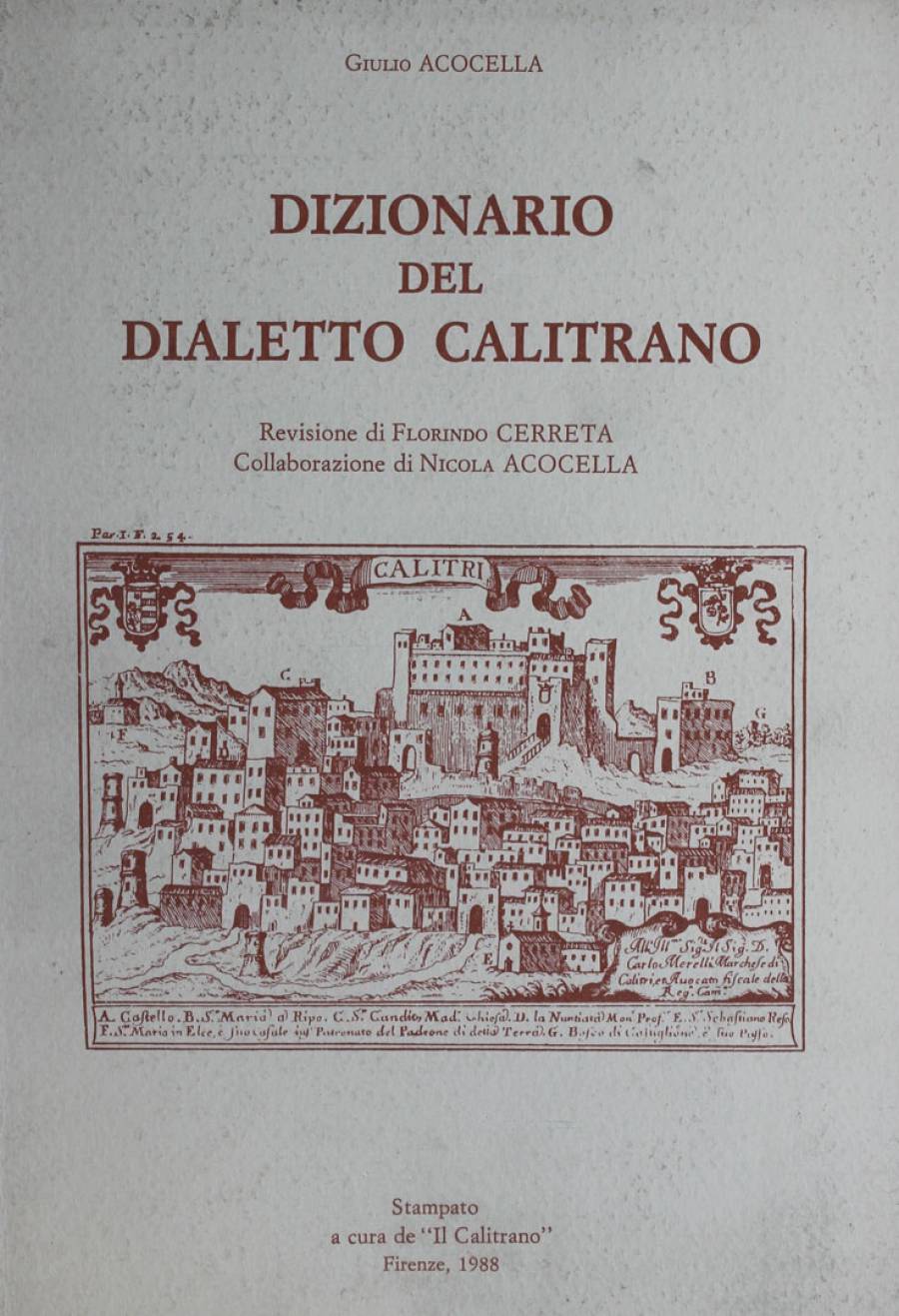 Dizionario etimologico del dialetto calabrese - Rete Italiana di Cultura  Popolare