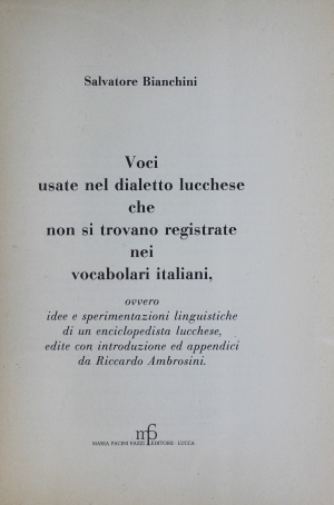 Frontespizio